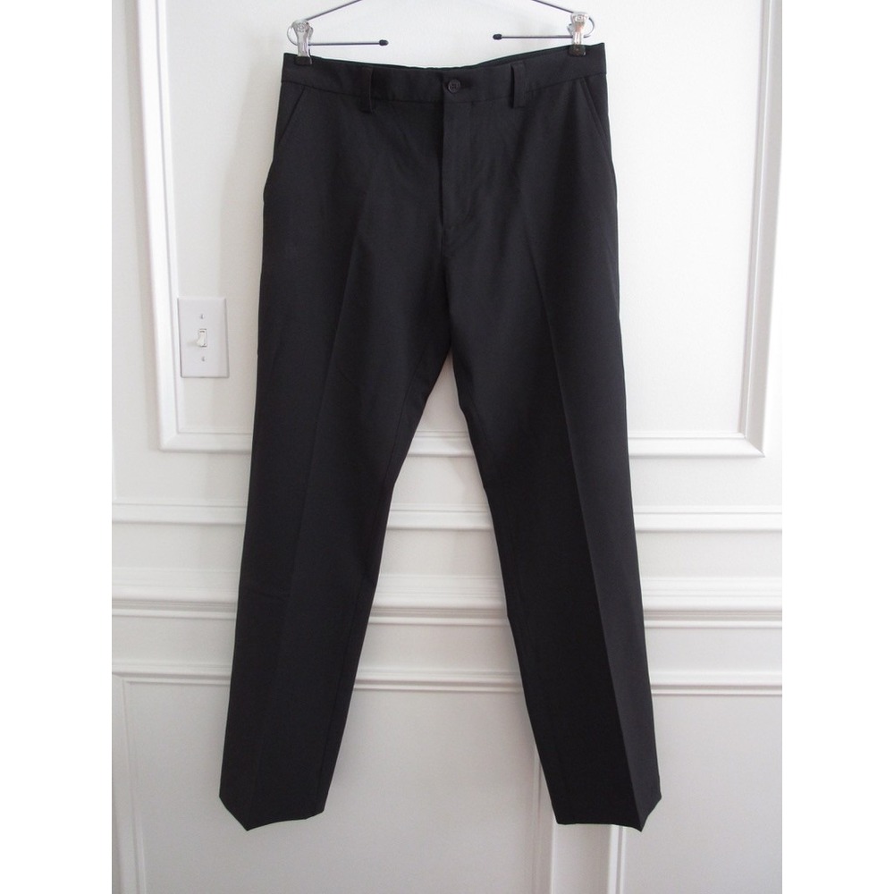 Sligo Mens Black Performance Golf Pants Size 32 Straight Leg Stretch